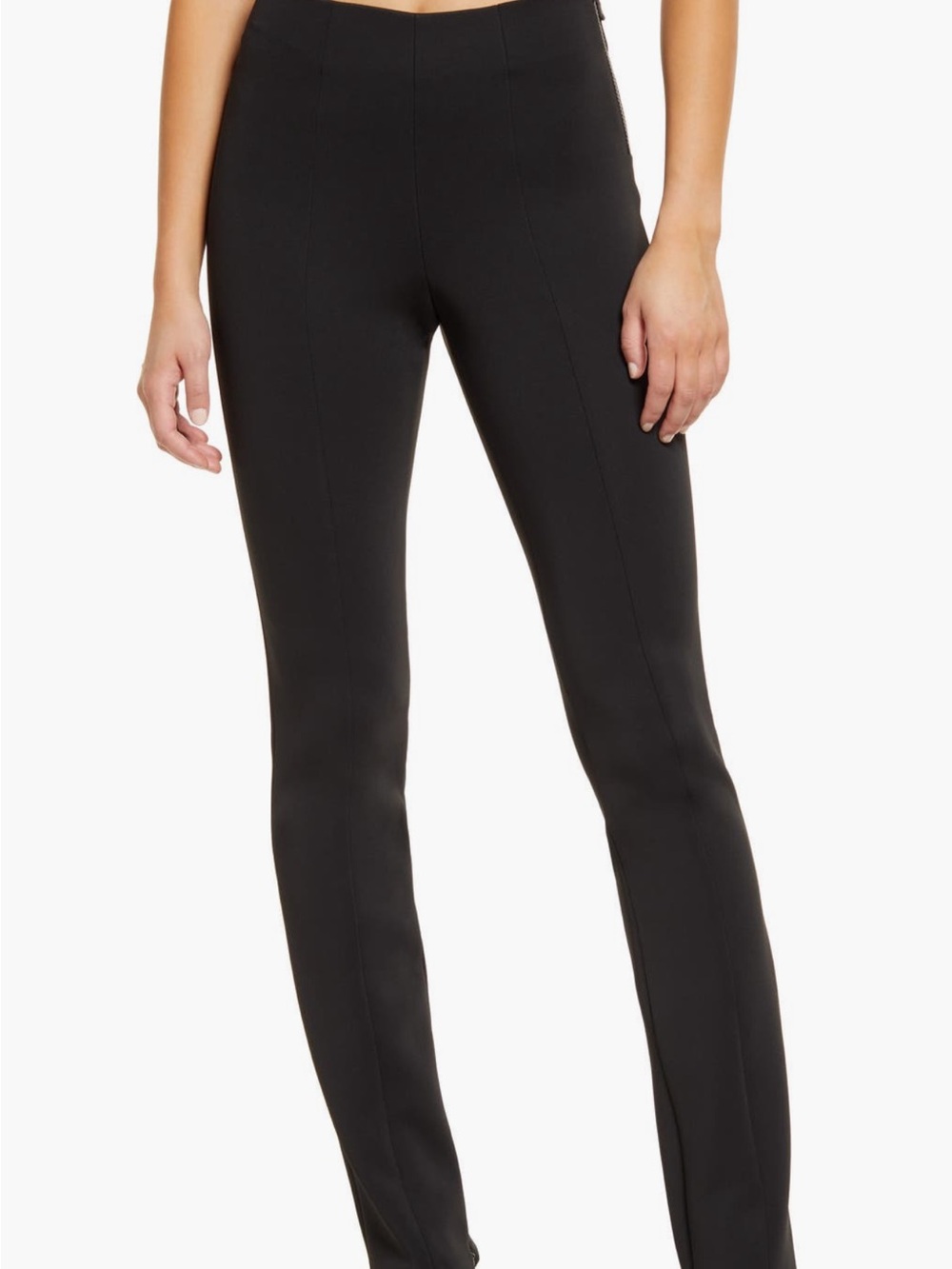 Good American | Zip Hem Scuba Knit Pants - Size 3